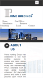 Mobile Screenshot of primeholdings.org