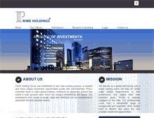 Tablet Screenshot of primeholdings.org